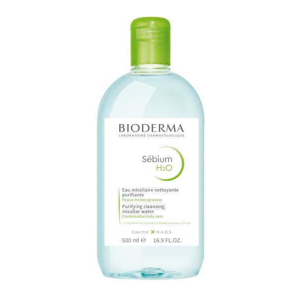 Bioderma Sebium H2O Purifying Cleansing Micellar Water - 500ml