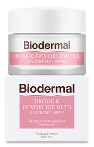 Biodermal Droge en gevoelige huid dagcreme SPF 15