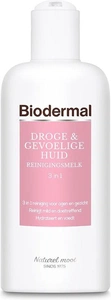 Biodermal Droge & Gevoelige Huid Reinigingsmelk 3 In 1
