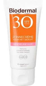 Biodermal Gevoelige Huid Zonnecrème Gezicht Spf 30+