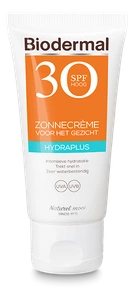 Biodermal Hydraplus Zonnecrème Gezicht Spf 30