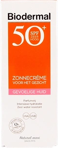 Biodermal Hydraplus Zonnecreme Gezicht Spf 50+