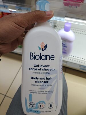 Gel corps et cheveux 2 en 1 à l'hydra-bléïne, sans savon