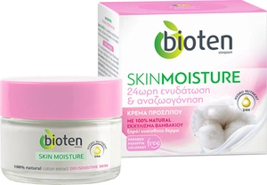 Bioten Skin Moisture 24H Hydration & Regeneration With Cotton Extract For Dry & Sensitive Skin
