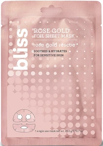 Bliss Rose Gold Foil Sheet Mask