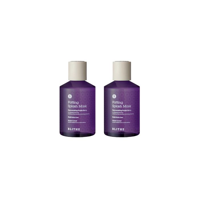 Blithe Blithe - Patting Splash Mask - Rejuvenating Purple Berry - 150ml (2ea) Set