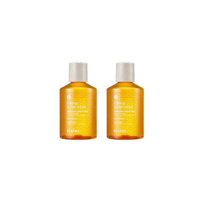 Blithe Patting Splash Mask - Energy Yellow Citrus & Honey - 150ml (2ea) Set