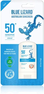 Blue Lizard Sensitive Sunscreen Stick SPF 50+ Unscented