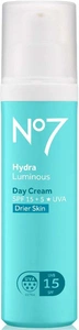 Boots No7 No7 Hydraluminous Day Cream Spf 15 Drier Skin