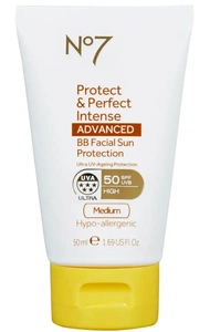 Boots No7 Protect & Perfect Intense Advanced BB Facial Sun Protection SPF50 Medium