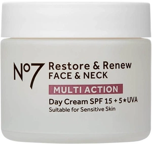 Boots No7 Restore & Renew Face & Neck Multi Action Day Cream SPF 15