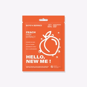 Boys'n berries Peach Fruit Extract Facial Mask