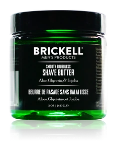 Brickell Men's Products Smooth Brushless Shave Butter For Men