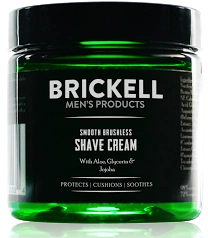 Brickell Men's Products Smooth Brushless Shave Cream For Men