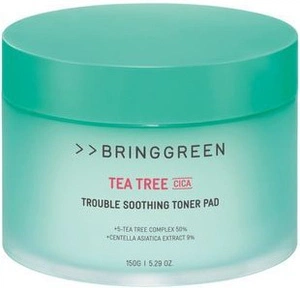 Bring Green Tea Tree Cica Trouble Soothing Toner Pad