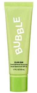 Bubble Plus One Tinted Daily Mineral Sunscreen Broad Spectrum SPF 40