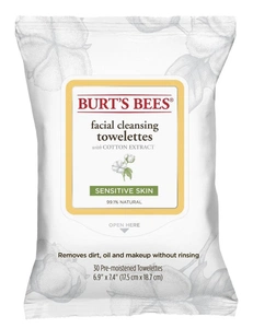 Burt's Bees Cotton Extract Sensitive Facial Cleansing Towlettes