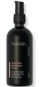 Buttah Skin AHA/BHA Rosewater Toner