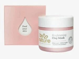 By Nature Brightening Clay Mask With Pink Clay + Witch Hazel + Kawakawa Extract