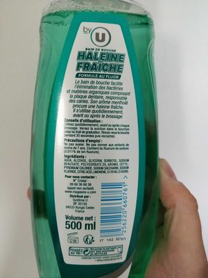 Bain de bouche haleine fraîche