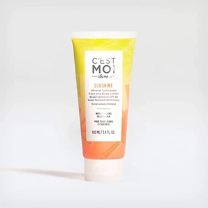 C'est Moi Sunshine Mineral Sunscreen Lotion Broad Spectrum Spf 45 Water Resistant