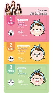CÉLEBON 3 Step Nose Clear Pad