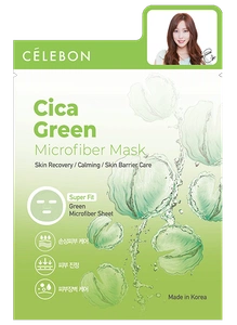CÉLEBON Cica Green Microfiber Mask
