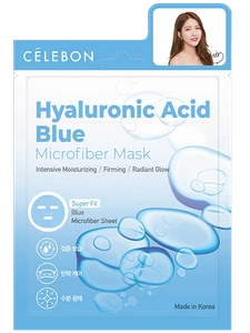 CÉLEBON Hyaluronic Acid Blue Microfiber Mask