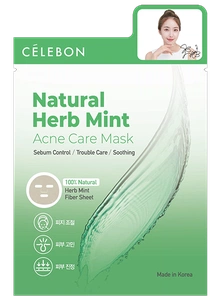 CÉLEBON Natural Herb Mint Acne Care Mask