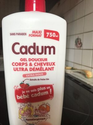 Cadum Gel Douceur Corps et Cheveux - Fraise