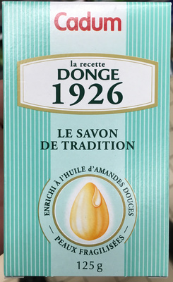 La recette Donge 1926 le savon de Tradition