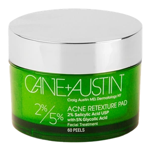 Cane + Austin Acne Retexture Pad 5% Glycolic Acid And 2% Salicylic Acid