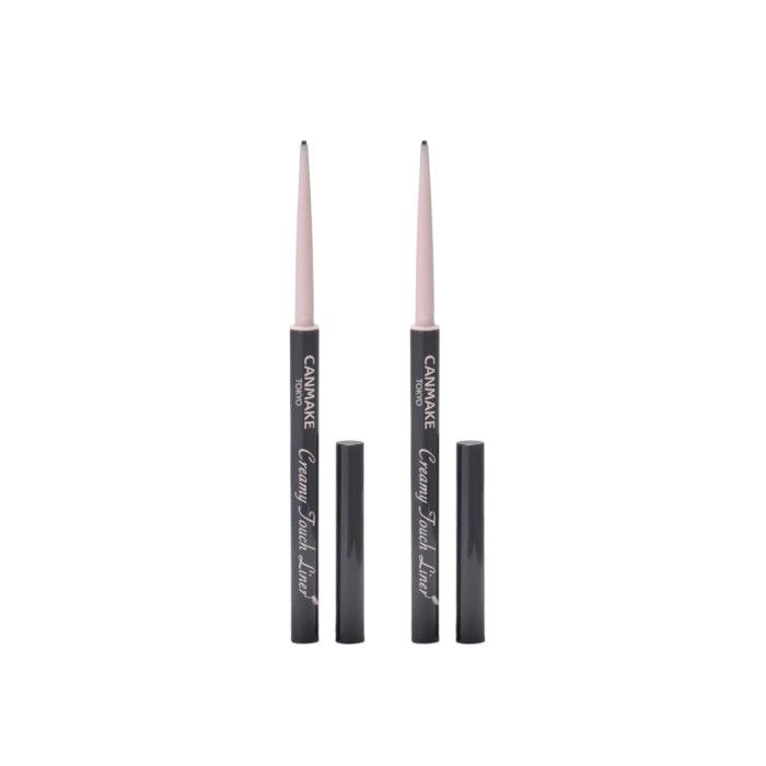 CANMAKE Creamy Touch Liner - 0.08g - 01 Deep Black (2ea) Set