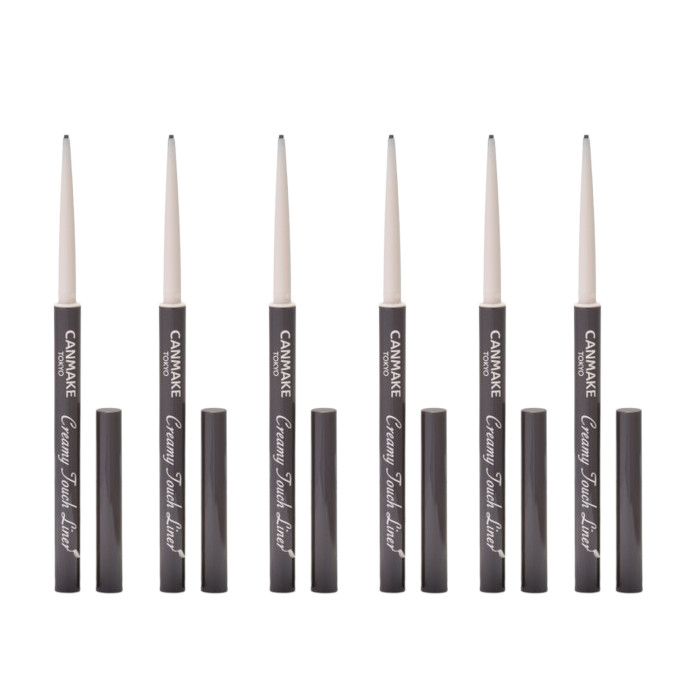 CANMAKE Creamy Touch Liner - 0.08g - 03 Dark Brown (6ea) Set