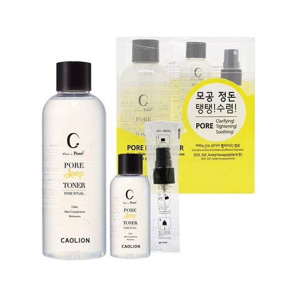 CAOLION Pore Deep Toner Set - 1set (2items)