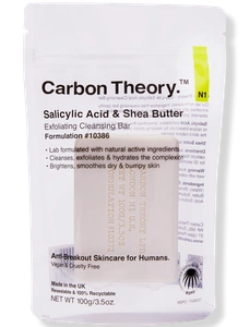 Carbon Theory Salicylic Acid & Shea Butter Exfoliating Cleansing Bar