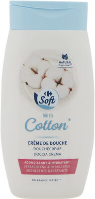 Crème de douche lait de coton hydratante