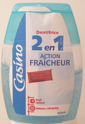 dentifrice 2en1 action fraîcheur