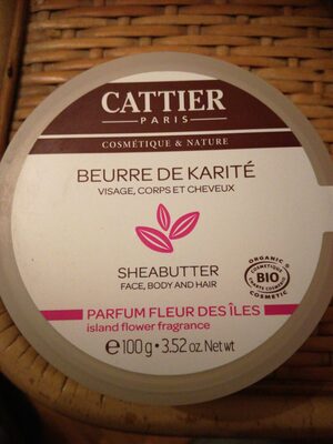 Beurre de karité parfum fleur des îles