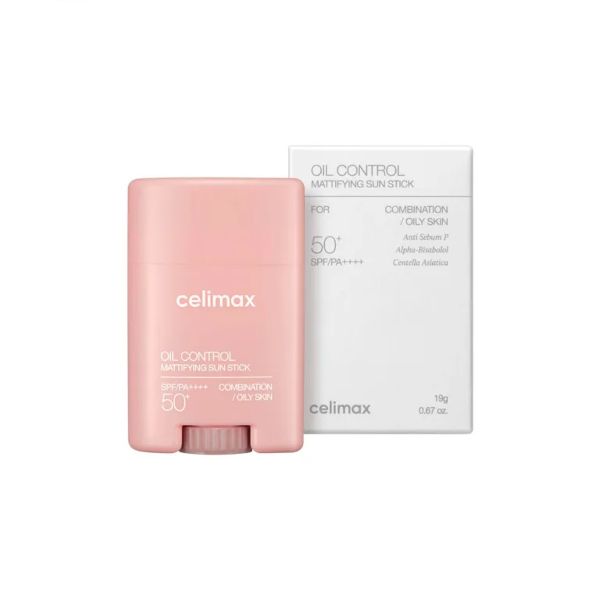 CELIMAX Oil Control Mattifying Sun Stick SPF50+ PA++++ - 19g