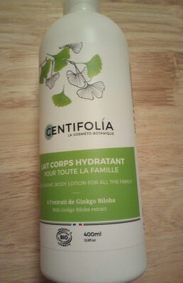 Lait Corps Hydratant Pour Toute La Famille Bio Ginkgo Biloba - - Centifolia