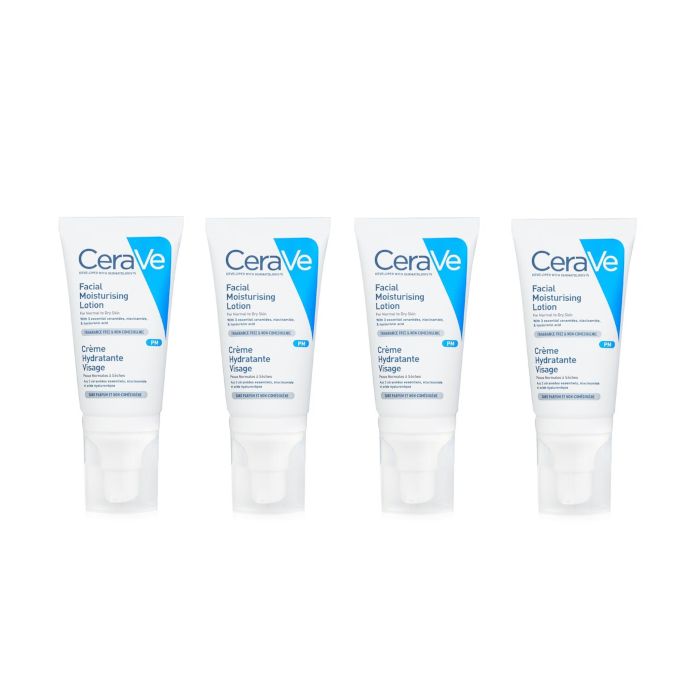 CeraVe Facial Moisturising Lotion For Normal to Dry Skin - 52ml (4ea) Set