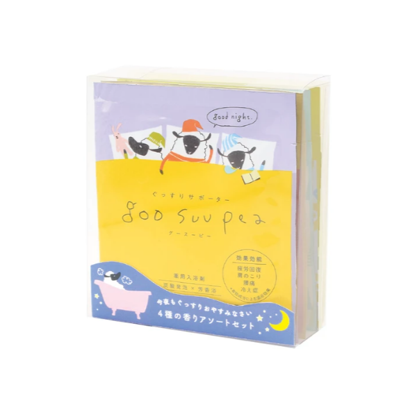 CHARLEY Goo Suu Pea Medicated Bath Salt Set - 50g X 4