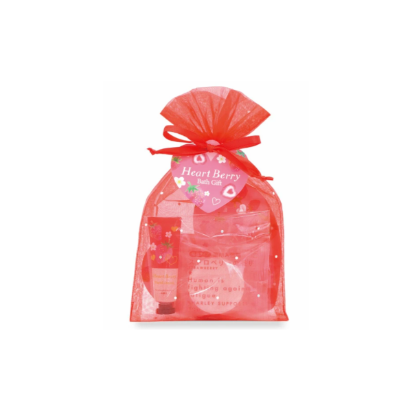 CHARLEY Heart Berry Bath Gift - 1 set