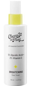 Chemist at Play Brightening Face Toner With 5% Glycolic Acid + 2% Vitamin C, For All Skin Types