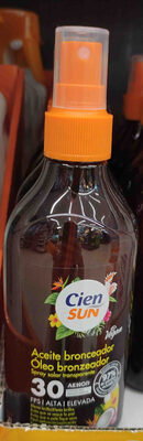 Aceite bronceador 30