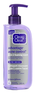 Clean & Clear Advantage Acne Control 3-In-1 Foaming Wash