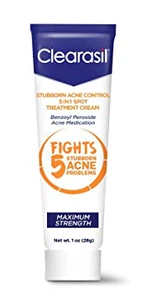 Clearasil Stubborn Acne Control 5-In-1 Spot Treatment Cream