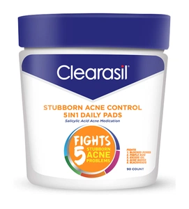 Clearasil Stubborn Acne Control 5In1 Daily Pads