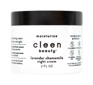 cleen beauty Lavender Chamomile Night Cream